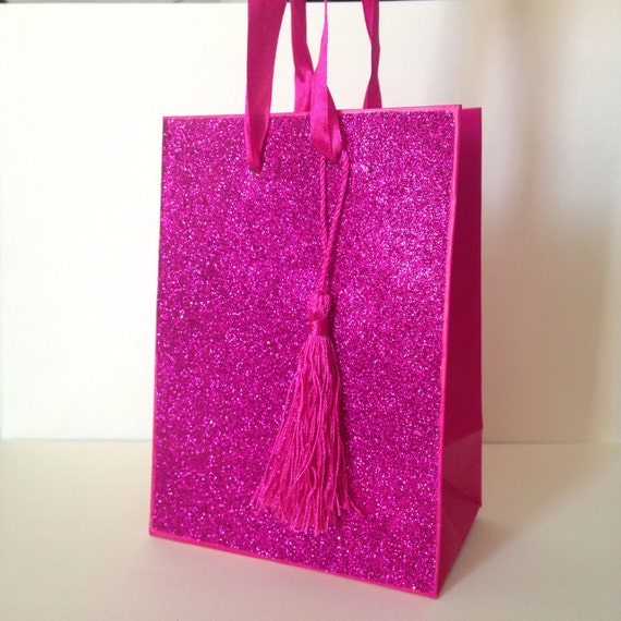 glitter gift bags