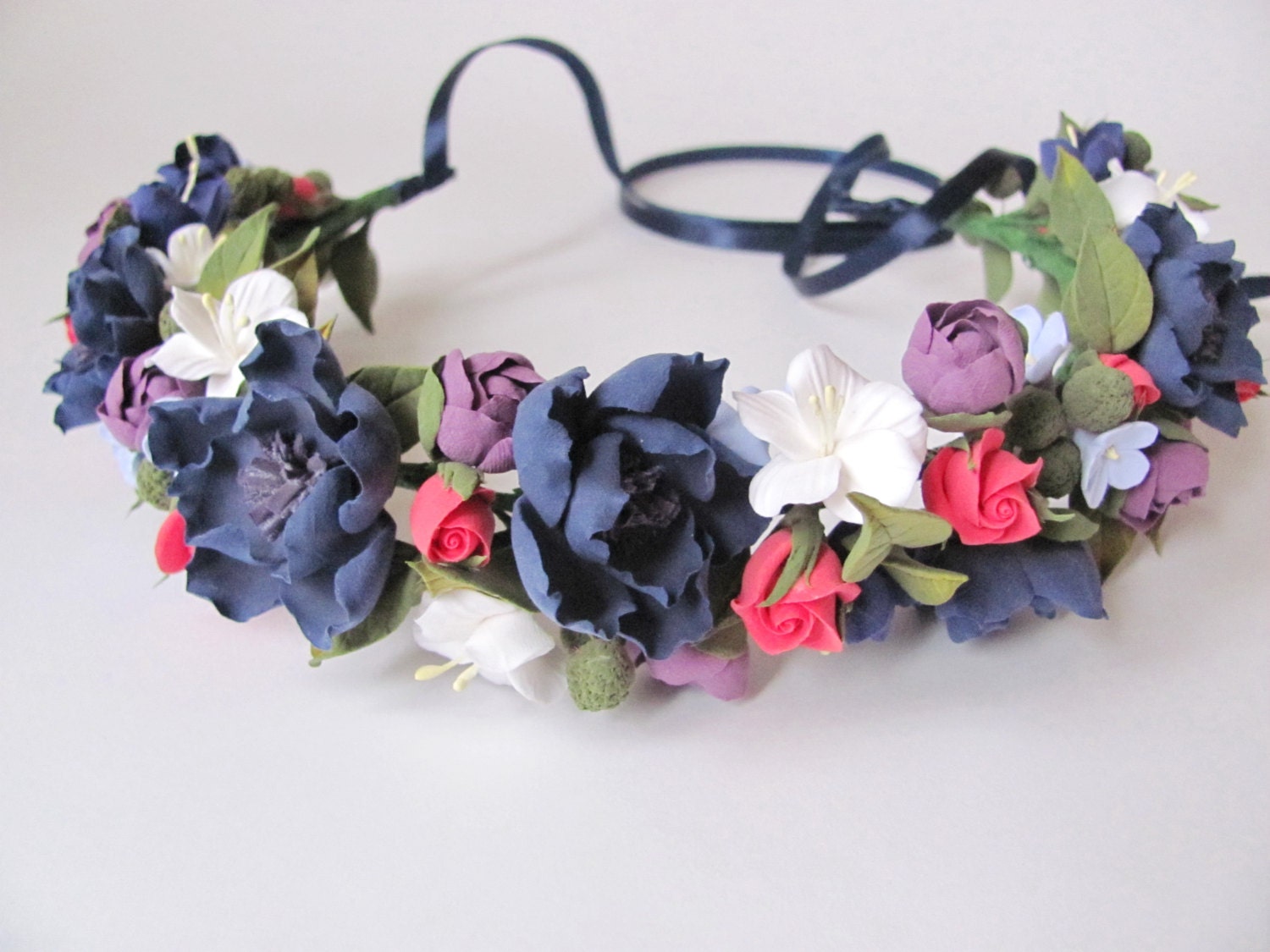 Free shipping Flower wreath wreath hair wreath hair Etsy