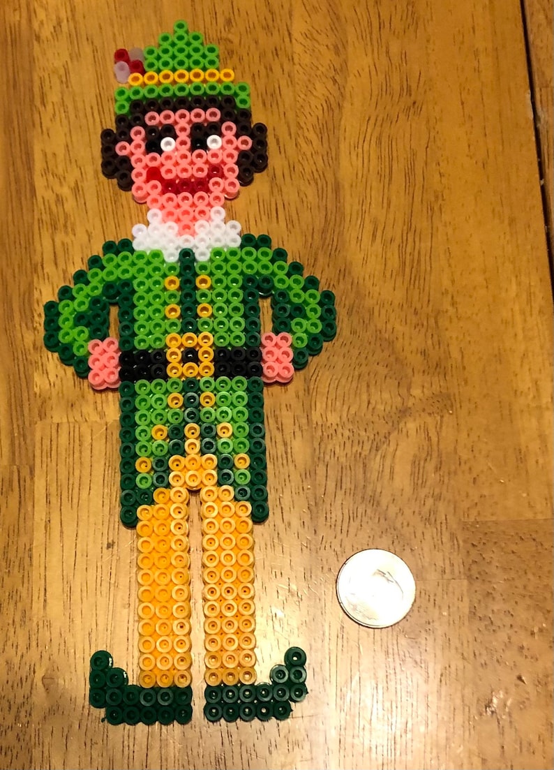 Buddy the Elf Perler Bead Original or Mini Ornament or Etsy