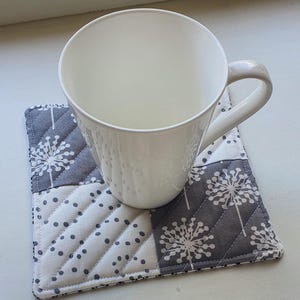 Grey Four Patch Coaster