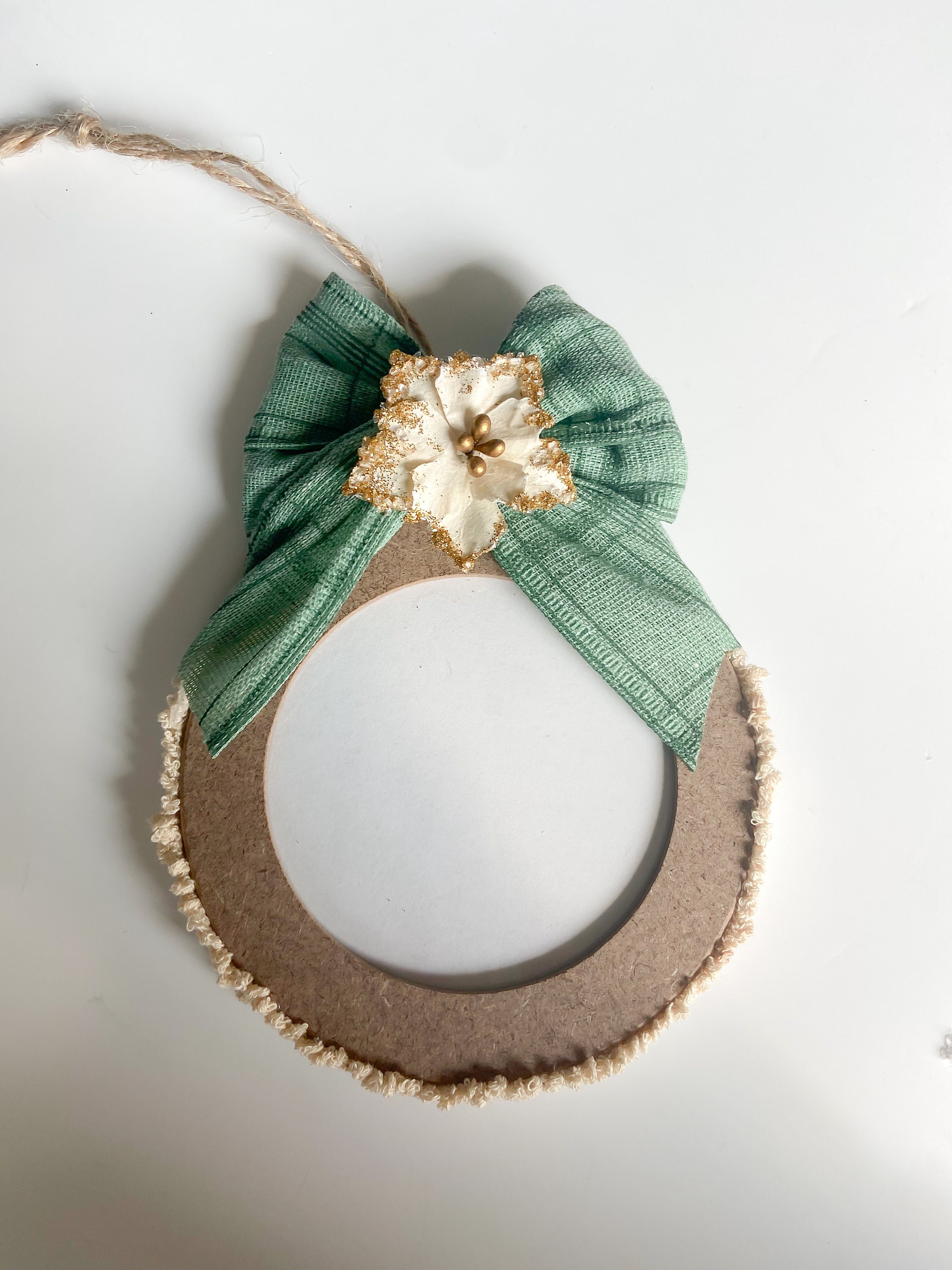 Set of 3 Photo Frame Ornaments/Keepsake/Christmas Etsy