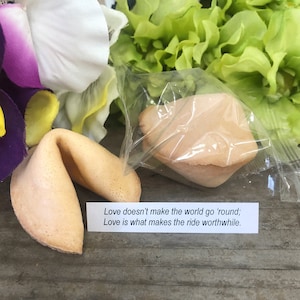 250 Wedding Themed Fortune Cookies Individually wrapped (Vegan)