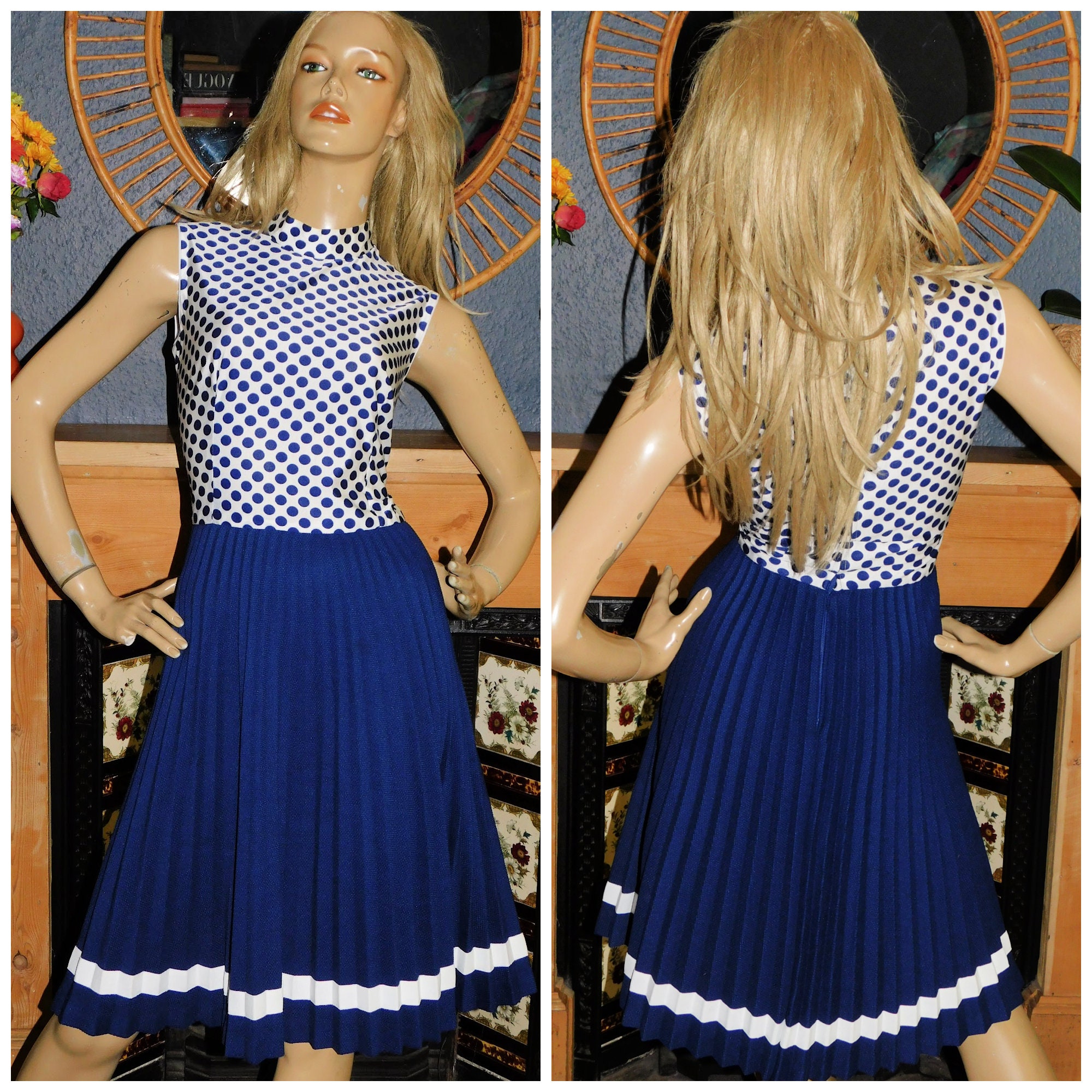 60s polka dot clearance skirt