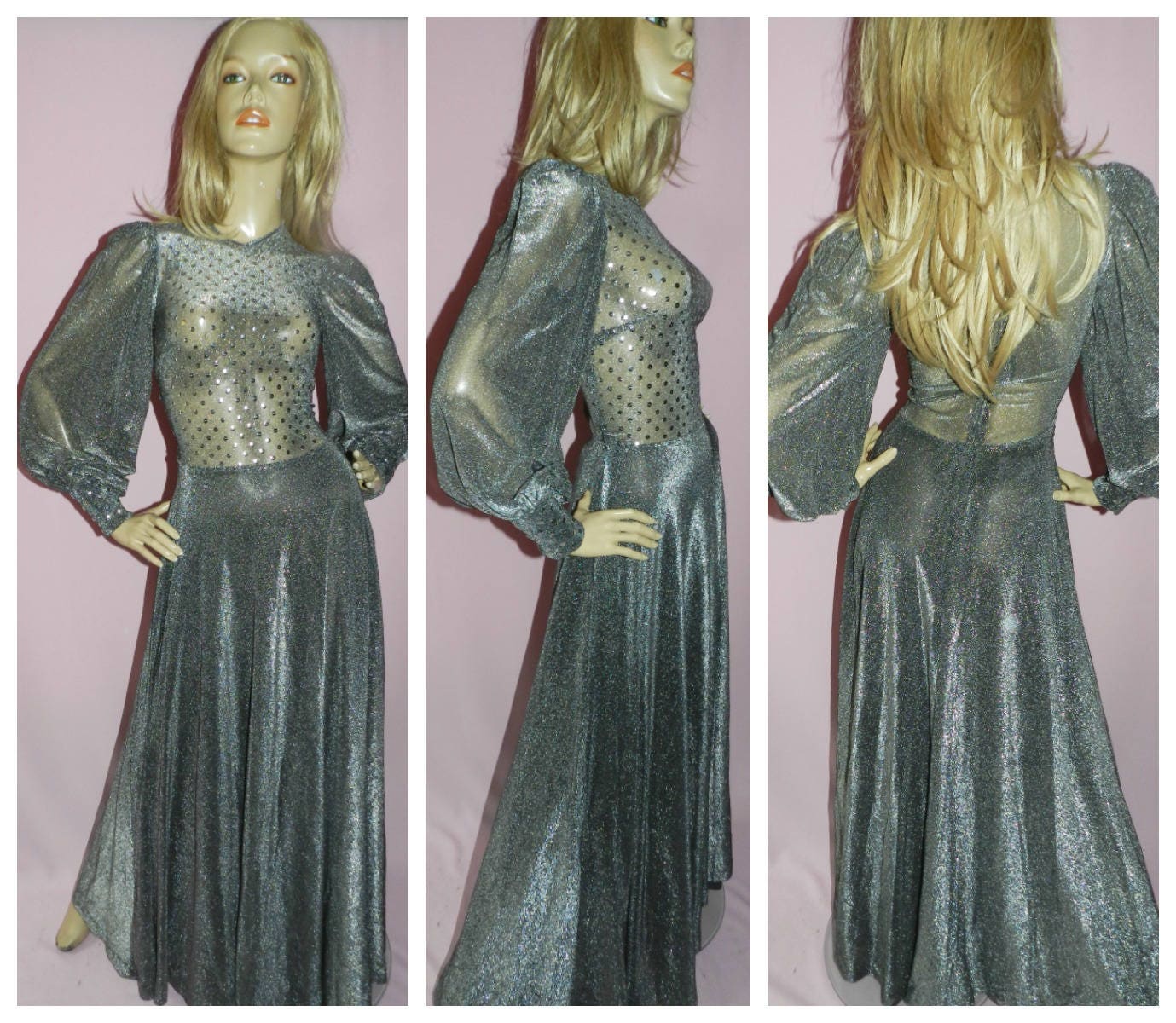 70s evening dress