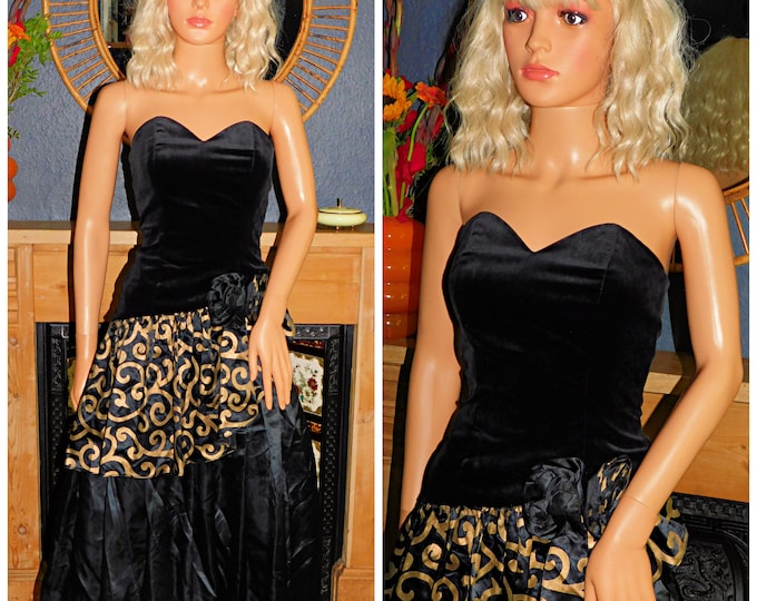 80s Prom, Pink Fuschia Lame, Drop Waist, Dress Rocker Jem Metallic Bow ...