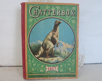 Antique Children's Book Chatterbox 1927 Juvenile Literature