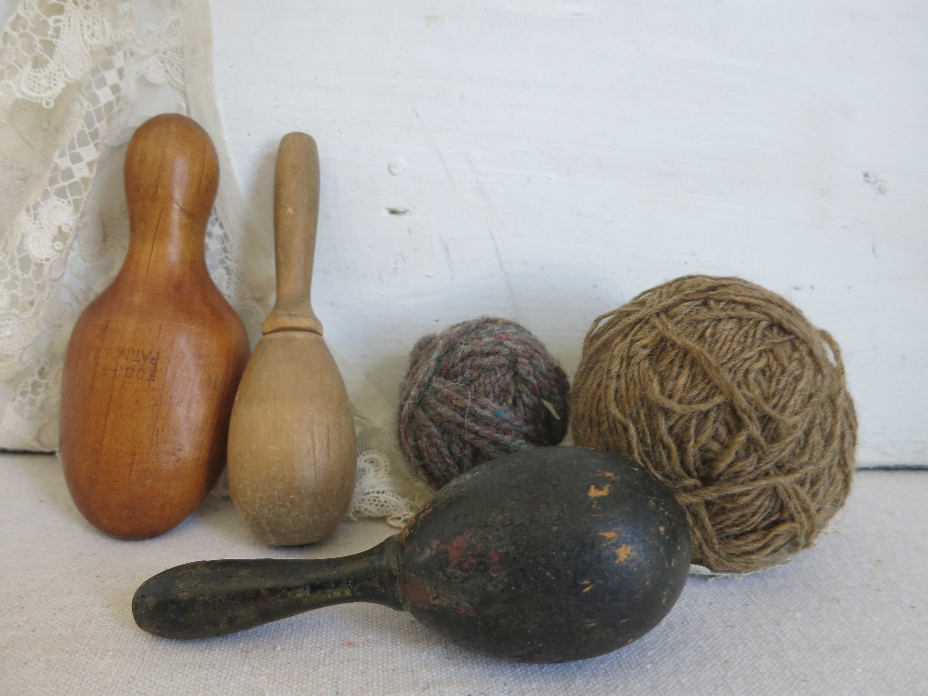 Black Darning Mushroom Ebonized Wood Darner Treen England 1900 Sewing –  Time Was Antiques