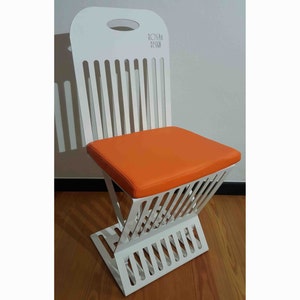 Handmade iron chair made in Italy