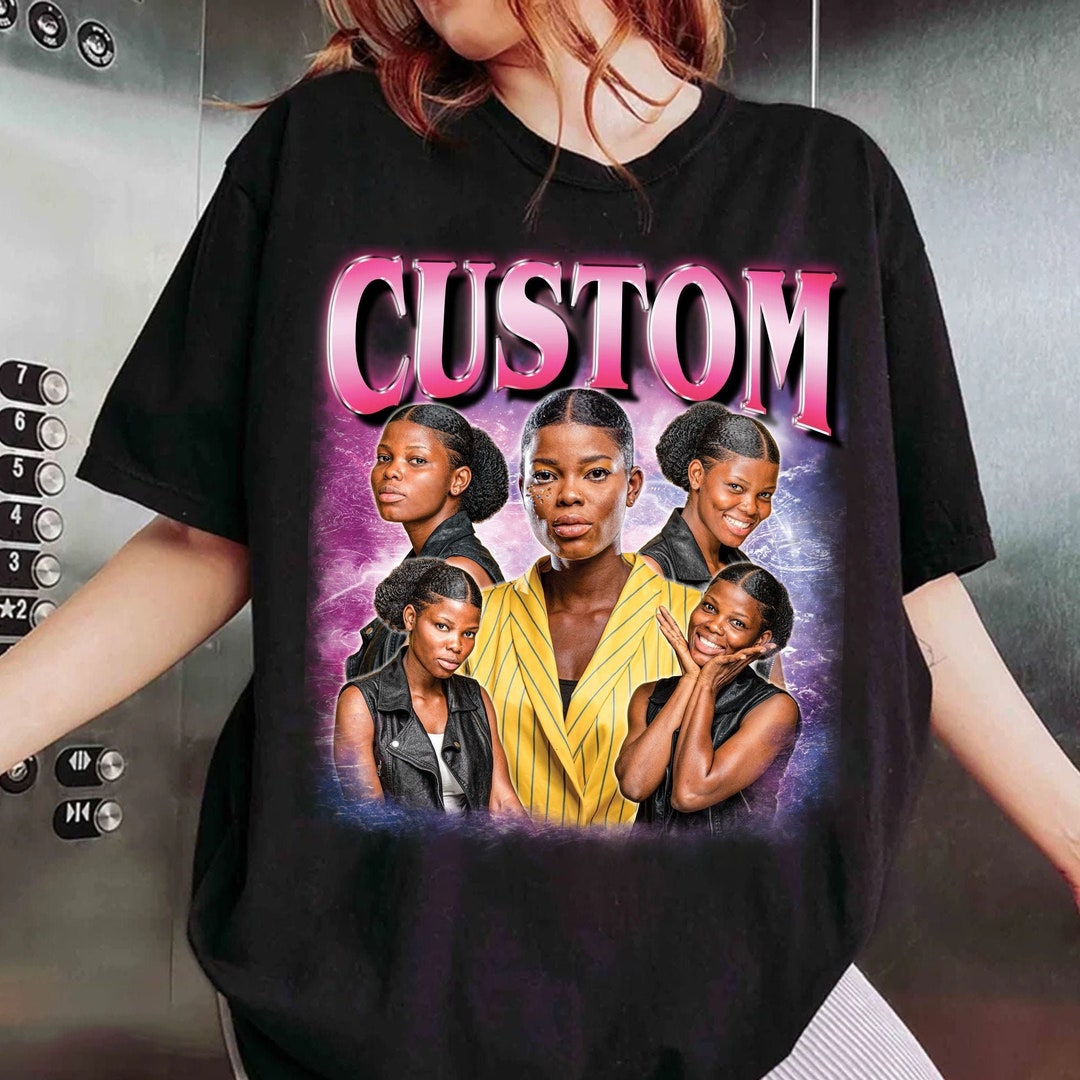 Custom Bootleg Rap Tee, Custom Photo Vintage Graphic 90s Tshirt, Custom ...