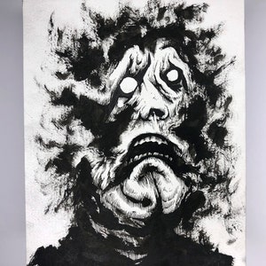 SHIFTOBER series: Traumatized Original ink drawing image 1