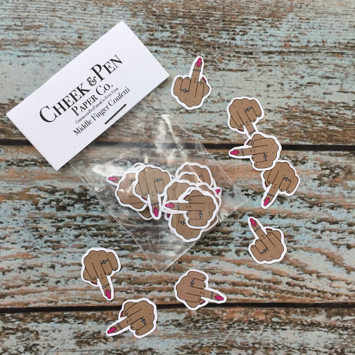 Middle Finger Confetti | Etsy