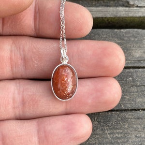 Natural Oregon Sunstone Necklace, Stunning Orange Sunstone Crystal Pendant, Stunning Sunstone, Skin Touch Design, Sunstone Necklace for Men