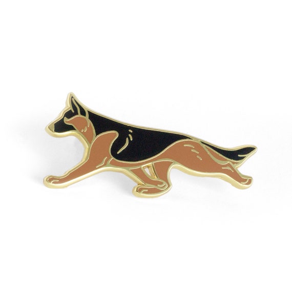 German Shepherd Dog Enamel Pin