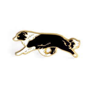 Border Collie Enamel Pin
