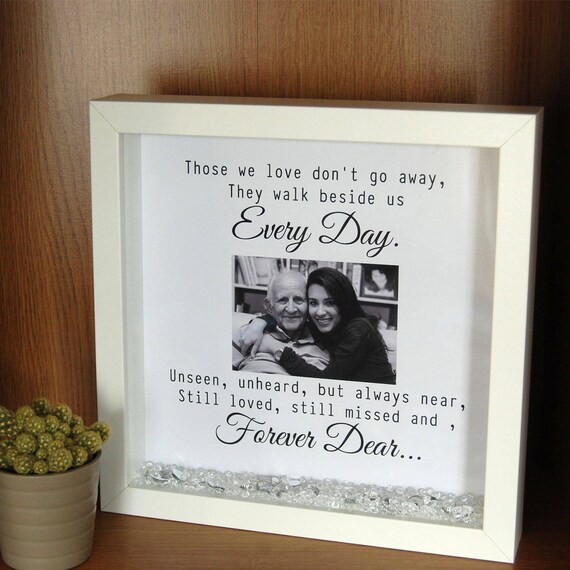 In Loving Memory Frame Print Gift Personalised Those We Love Memorial Framed