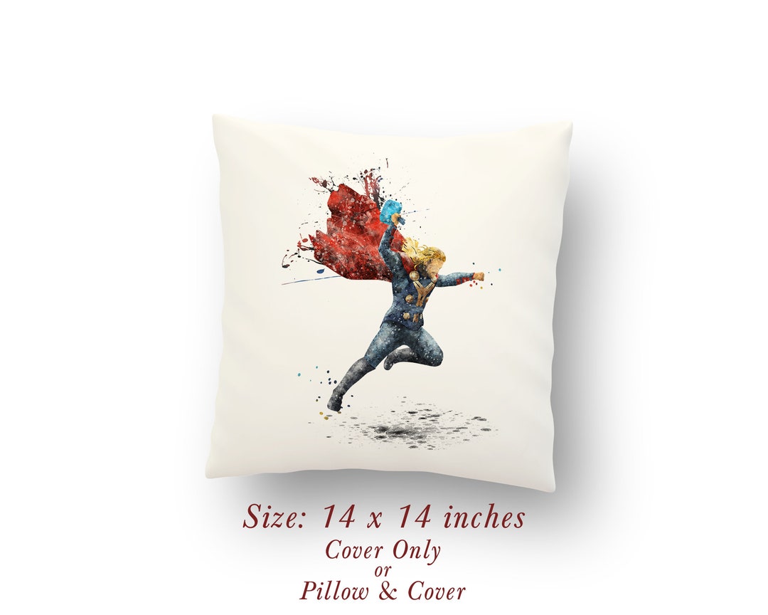 Arcaico internacional Soplar Thor Avengers Acuarela Cubierta de almohada impresa o cojín - Etsy España Arcaico internacional Soplar Thor Avengers Acuarela Cubierta de almohada impresa o cojín - Etsy España