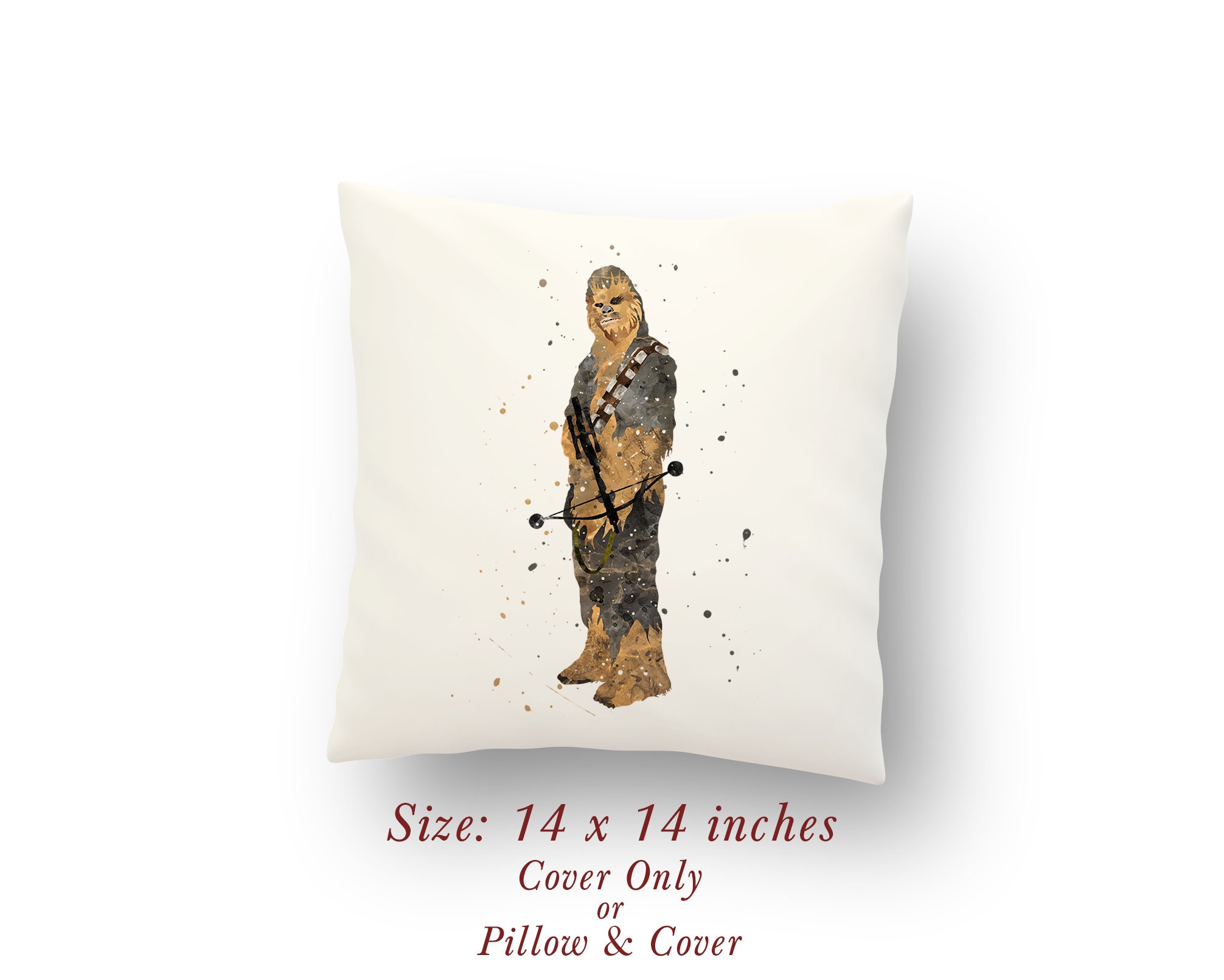 chewbacca back pillow