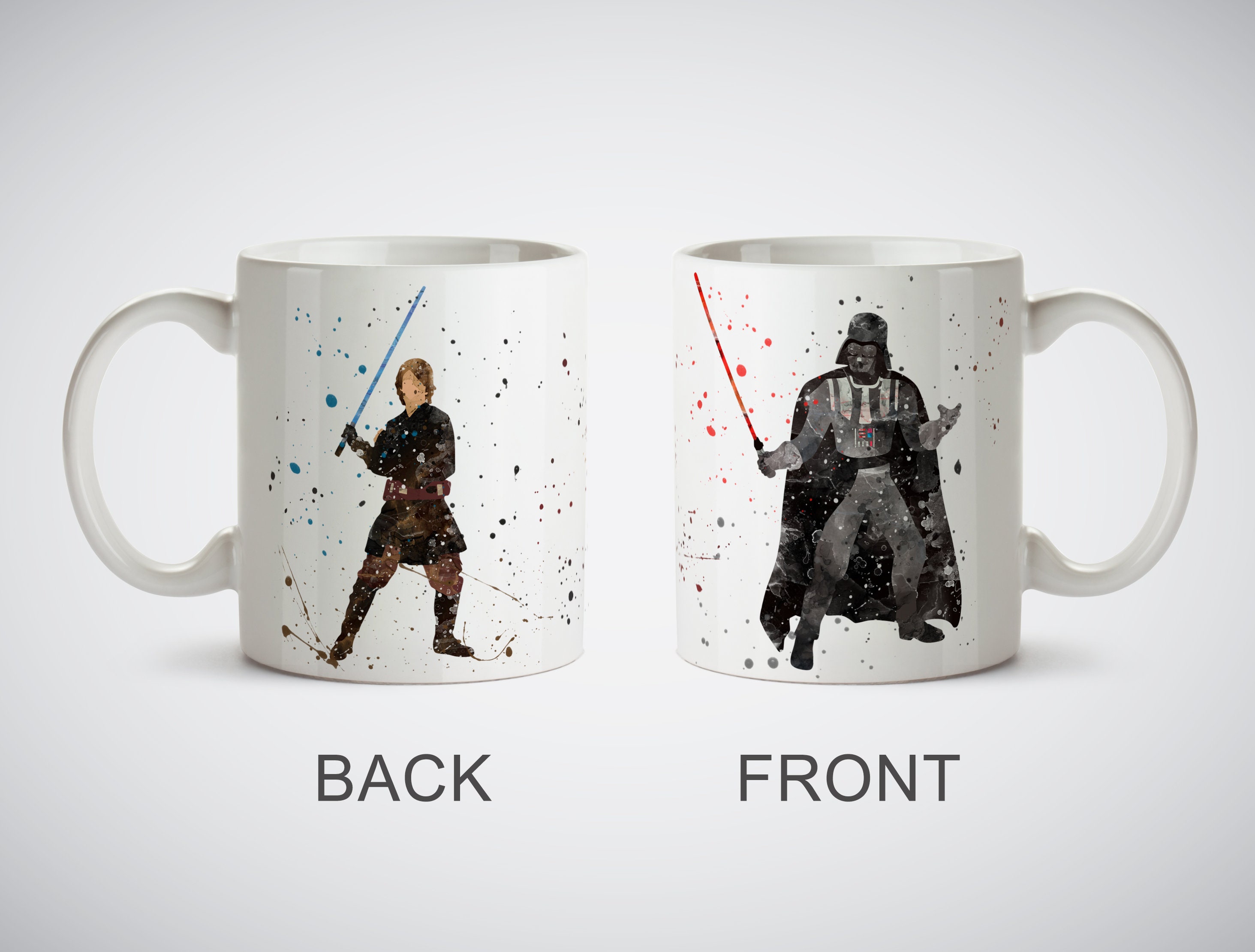 Buy Official Star Wars Dark Side Light Saber 11oz Ceramic Mug