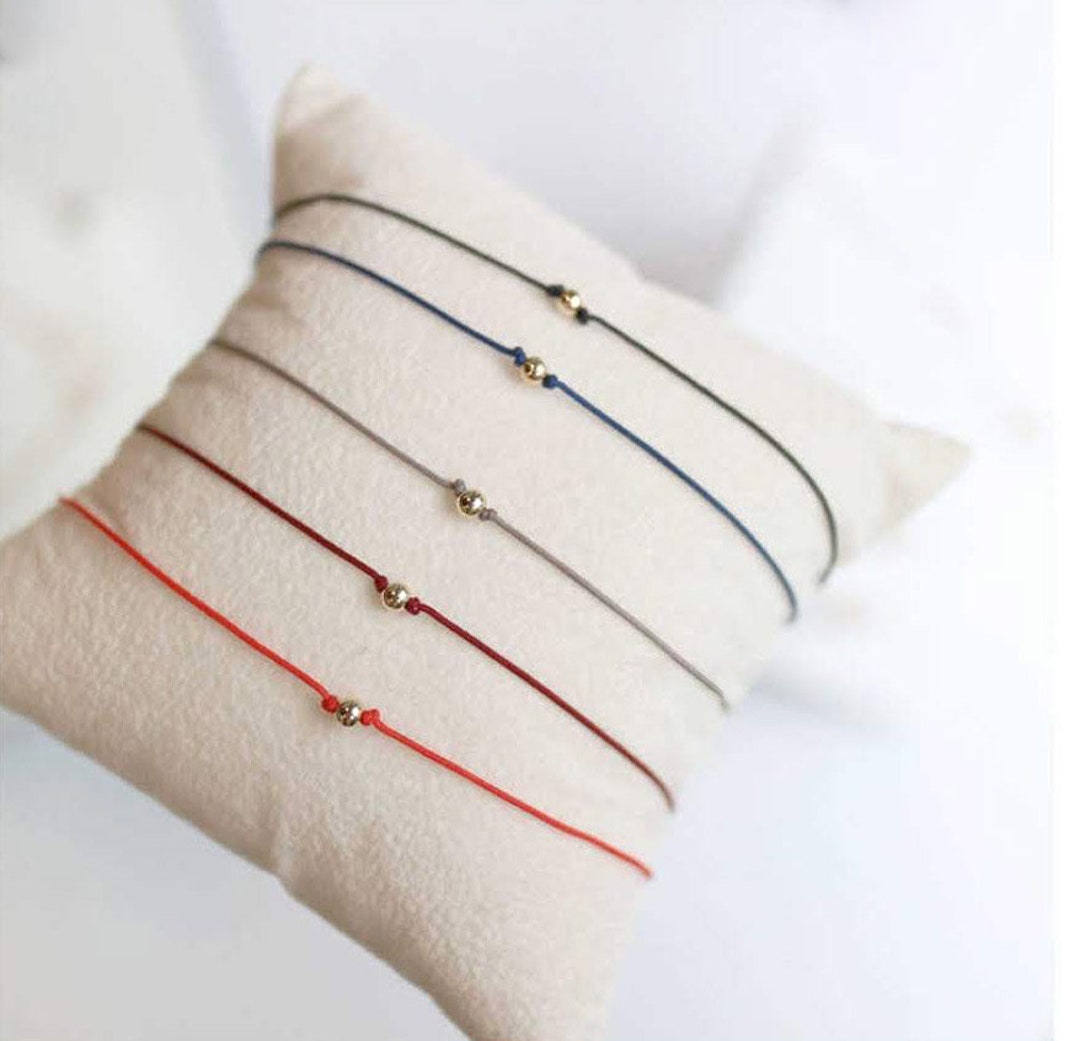 Bracelet minimaliste pour femmes bracelet String bracelet Etsy France