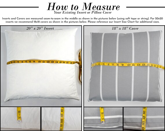 Pillow Insert Size Guide