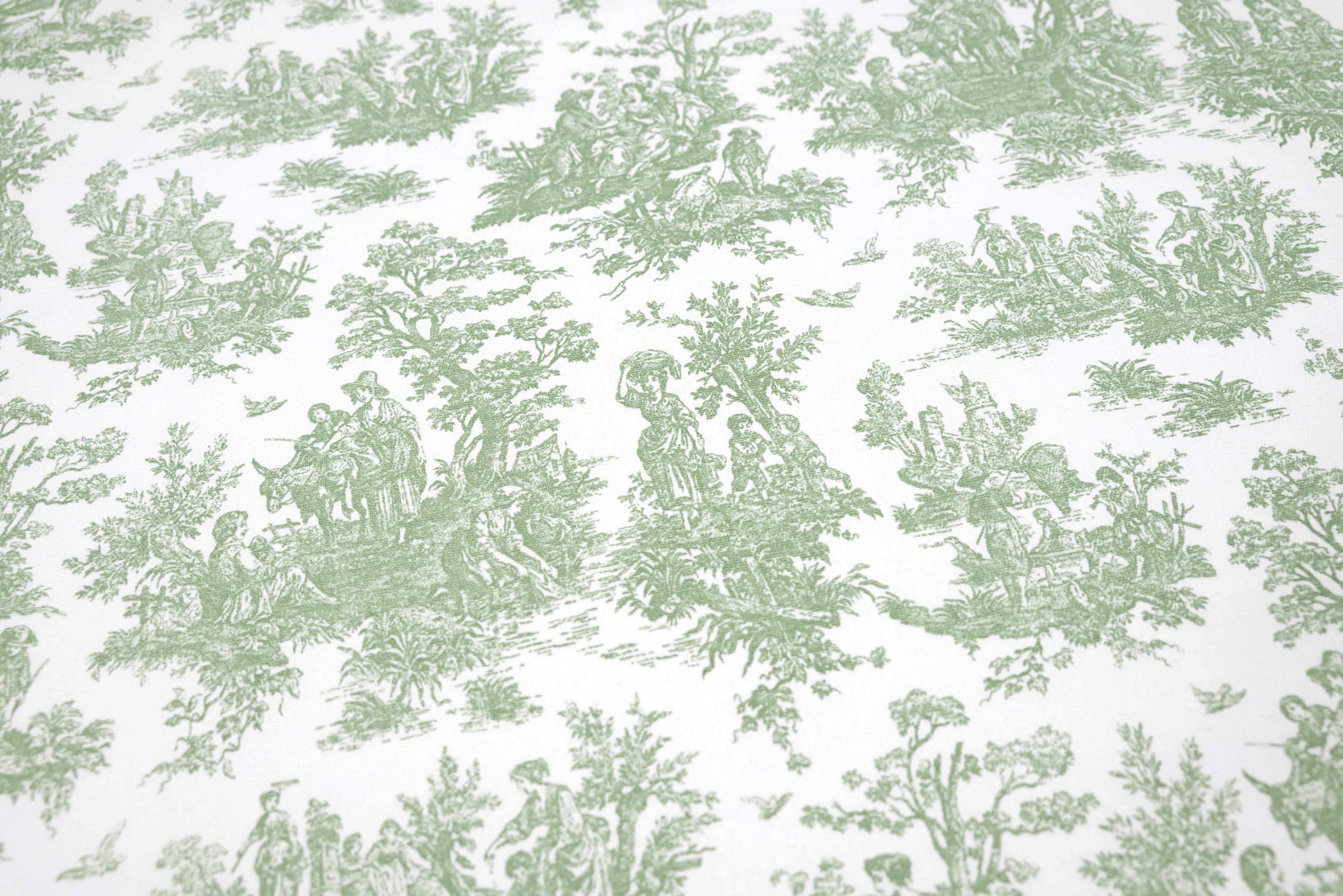 Sage Green Toile Cotton Fabric by Premier Prints | by the Yard | Medium ...