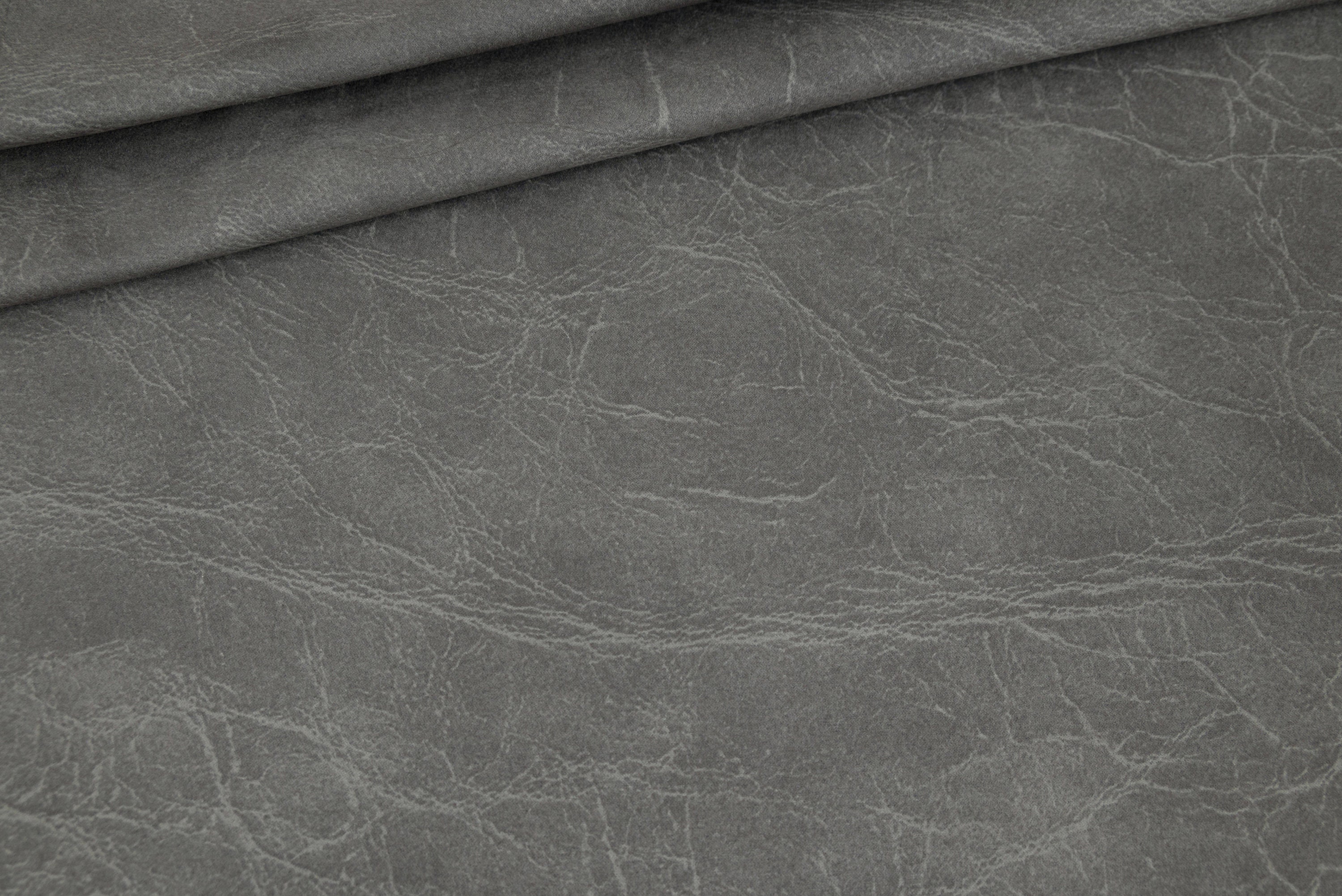 Faux Leather Upholstery Fabric, Thick Durable Synthetic Leather Vinyl, Soft  Touch Distressed DIY and Craft Material - Individual One Yard Cut 36x54