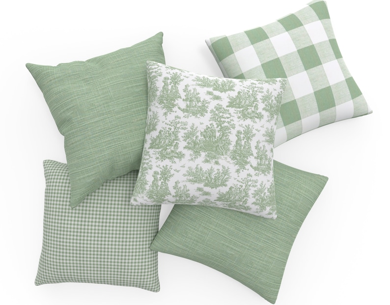 the pillow covers look beautiful together