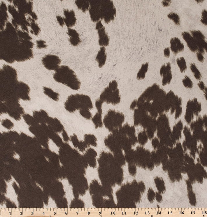 12 x 17 - Cowhide Brown HTV Cow Animal Print Fur Mexico Serape Printed  Print Pattern Sheet - Heat Transfer Vinyl - Iron On Sheet