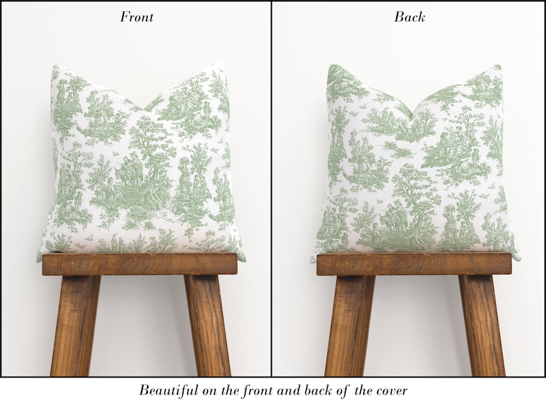 our pillow covers are beautiful on the front and back