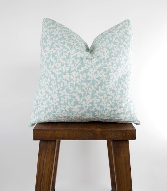 Coastal Throw Pillow Cover with Light Blue Sea Tumble Coral Reef, Beach House Nautical Decor | Choose Size