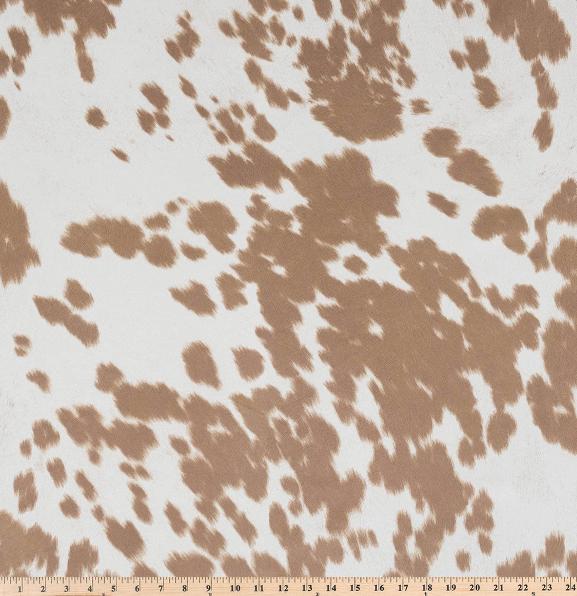 Udder Madness Palomino | Faux Cowhide Hair on Hide Velvety 