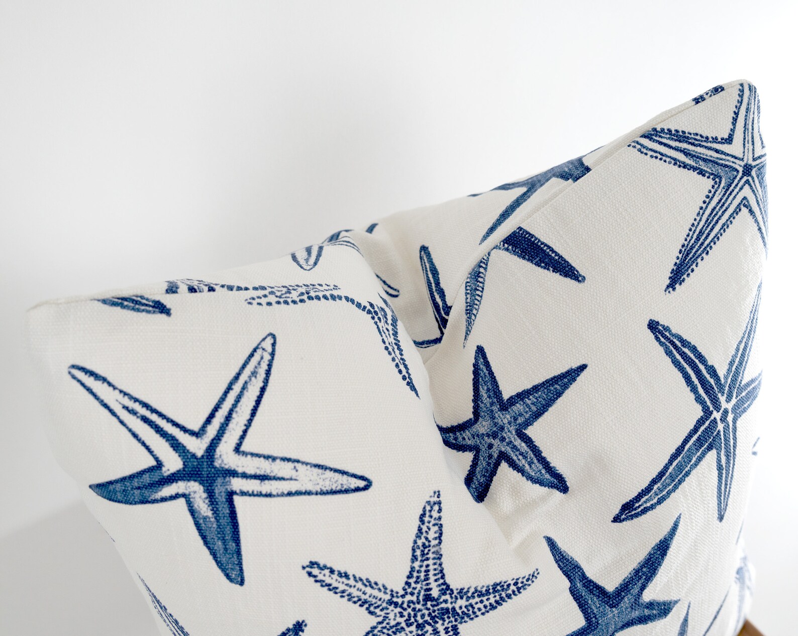 Starfish Pillow Cover in Vista Luxe Linen Nautical Sea Etsy