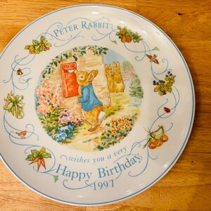 Wedgwood Peter Rabbit Plate - Etsy