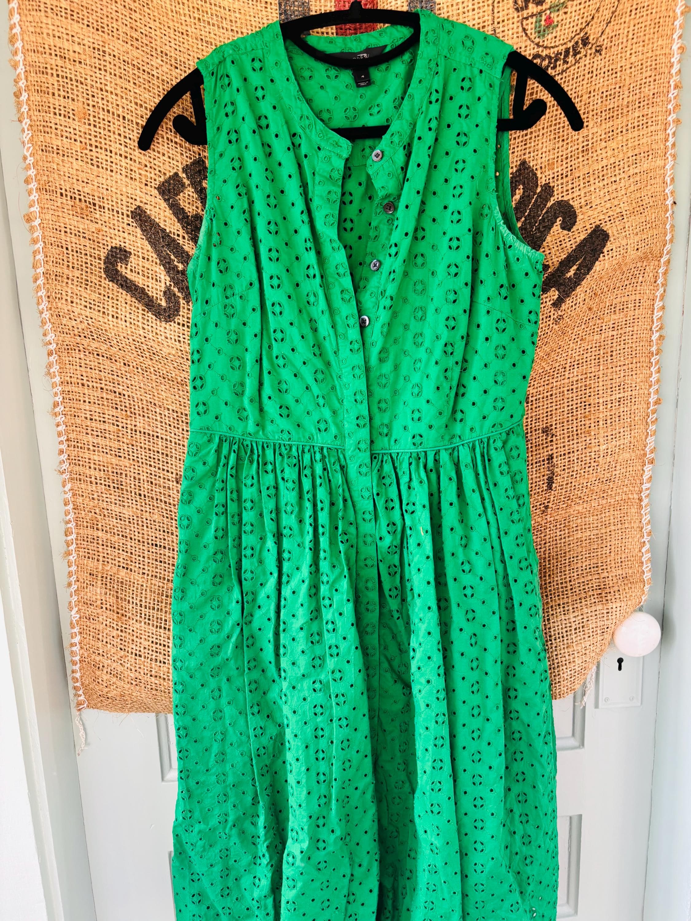 Eyelet Midi Dress - Etsy