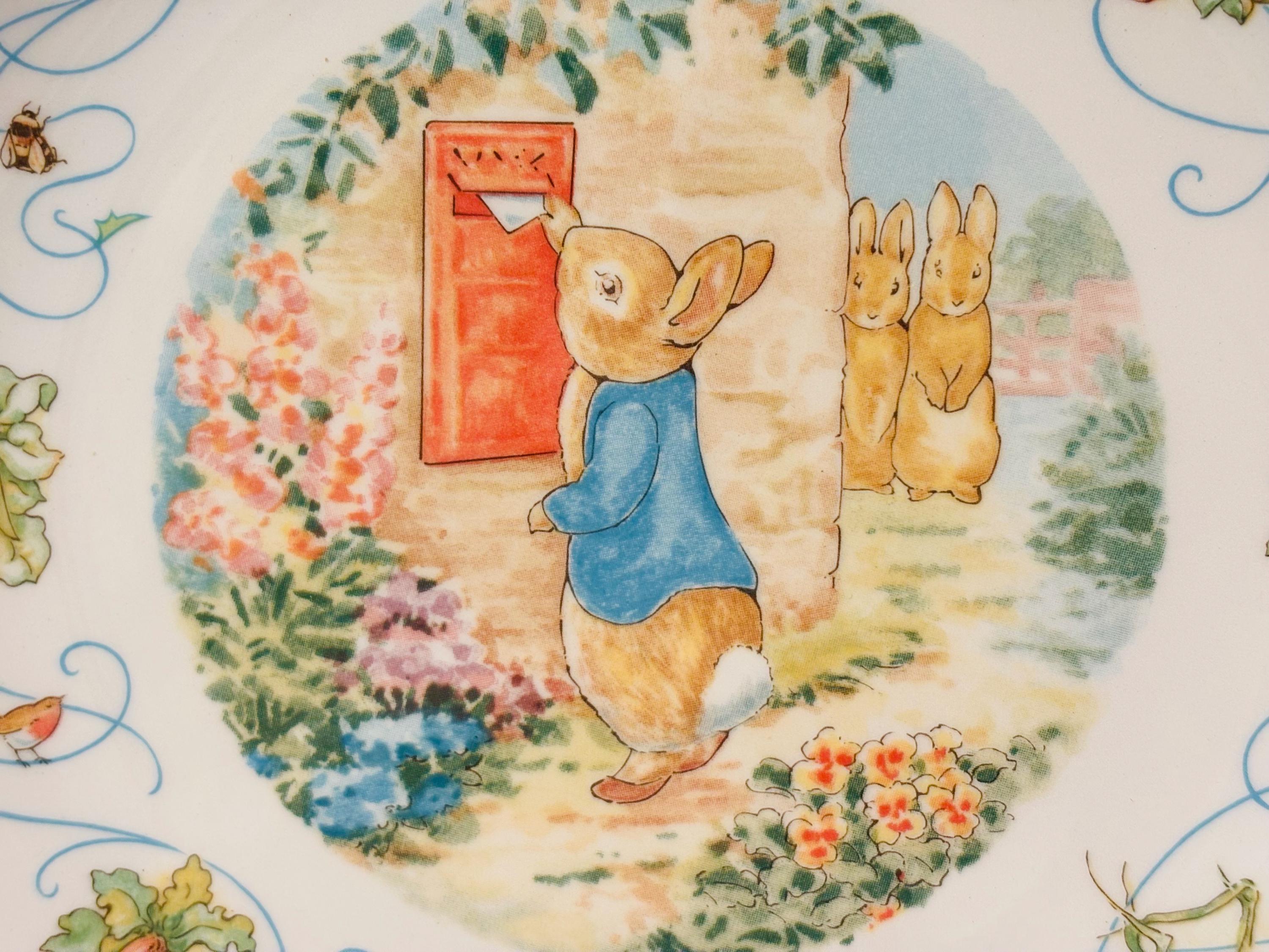 Peter Rabbit Birthday Plate 1997 - Etsy