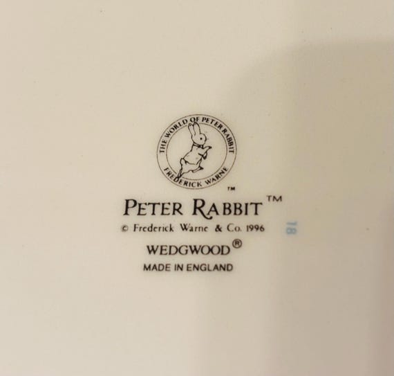 Peter Rabbit Birthday Plate 1997 - Etsy