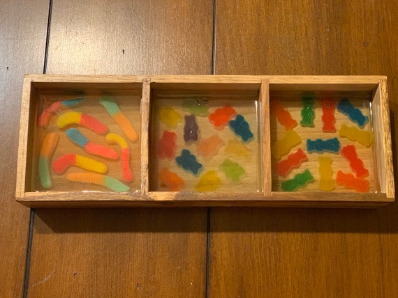 Epoxy Resin Candy Gummy Snakes Gummy Bears & Sour Patch Kids Tray Il_570xn