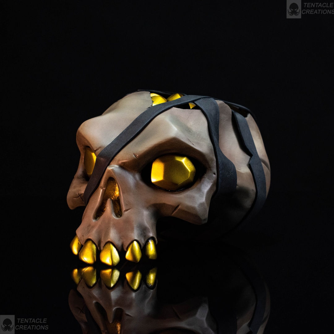 Captain Skeleton Skull Inspired by Sea of Thieves - Etsy