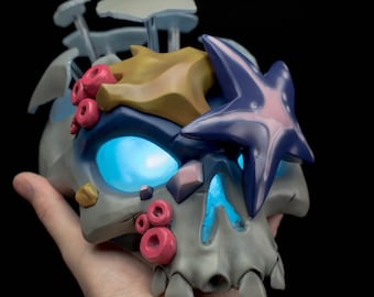 Coral Villainous Skull - (finished kits available now!)