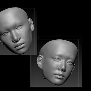 BJD custom minimee heads