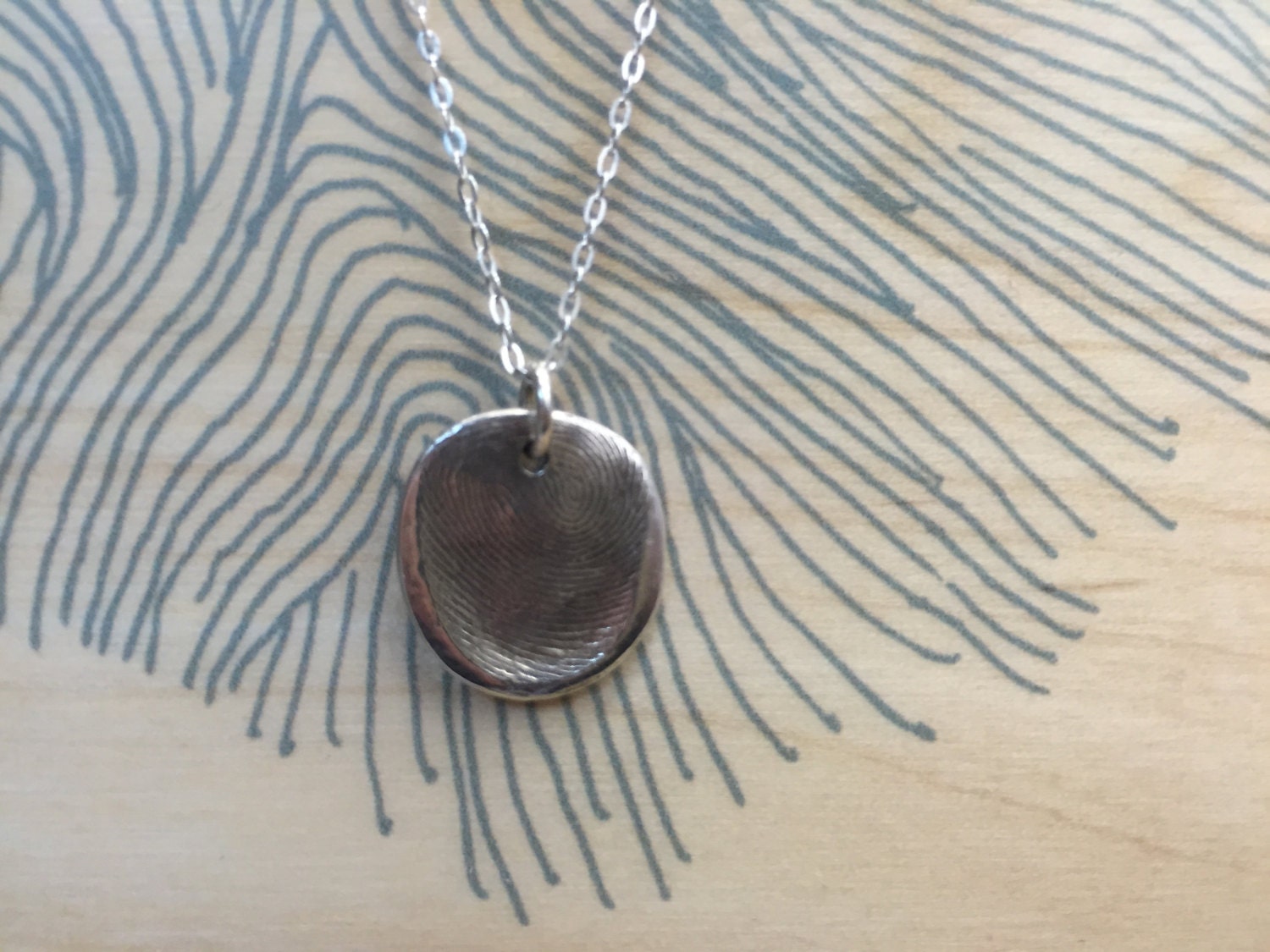 Kit de collar de sello de huellas dactilares Etsy