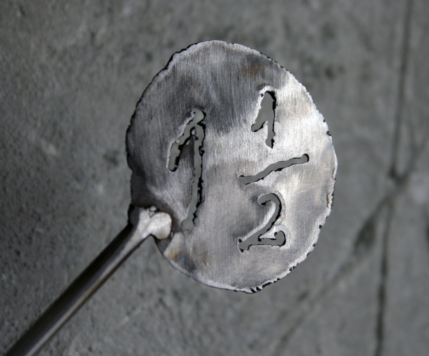 Metal Industrial Clock Absolutely Stunning Round Wall Clock - Etsy