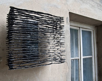Industrial Metal Wall Sculpture, colt wrought iron, steel art by TheSteelStyleThings 6th iron anniversary