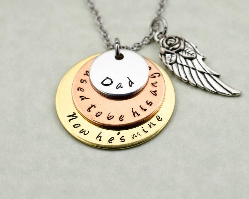 Dad Memorial Engraved Sympathy Gift Remembrance Hand Etsy