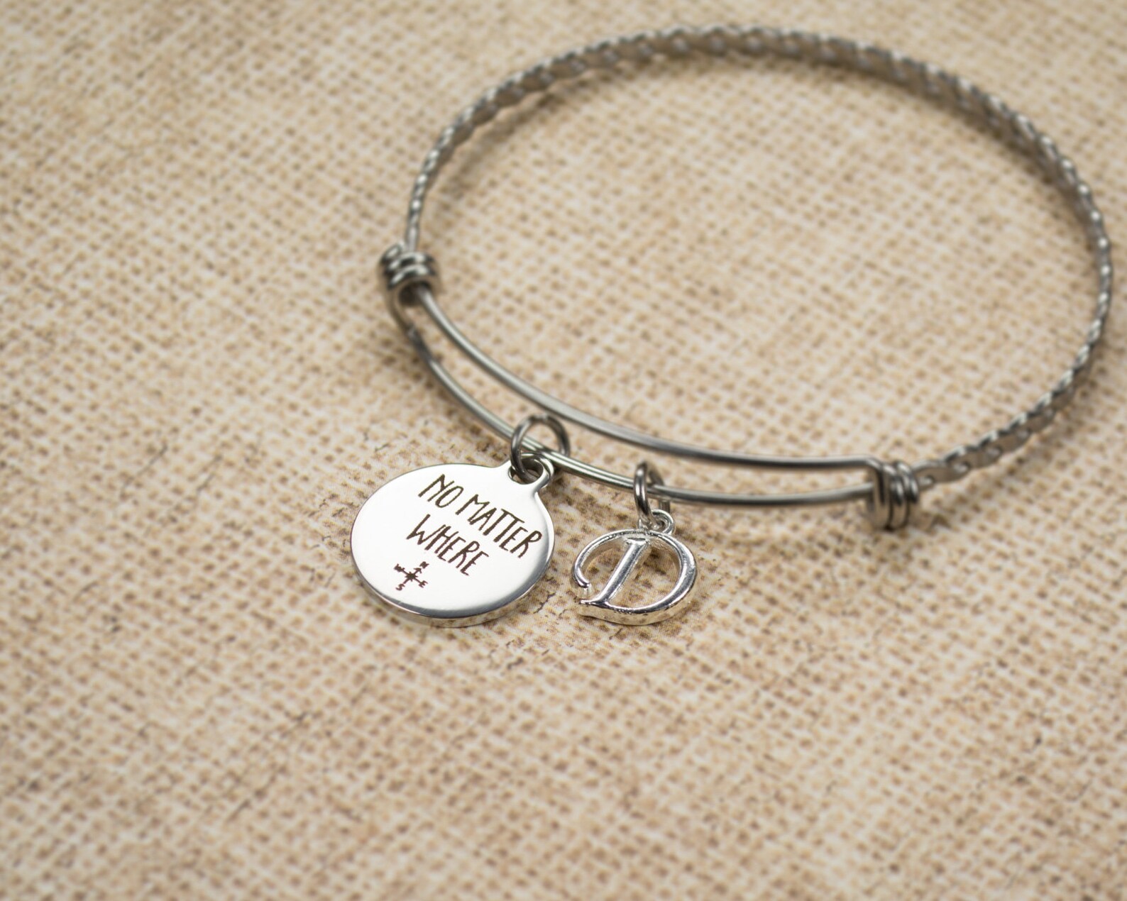 Personalized Friendship Bracelet Set Elegant Engraved Going Etsy