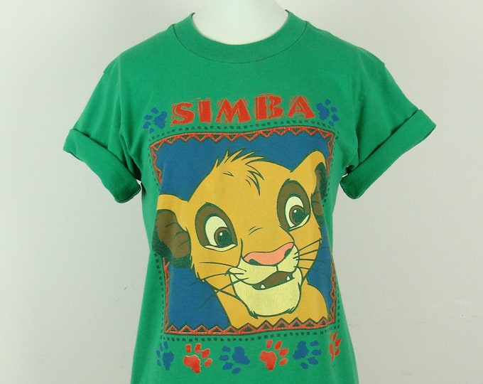 Vintage Simba T-shirt 90s the Lion King Movie Disney Single - Etsy