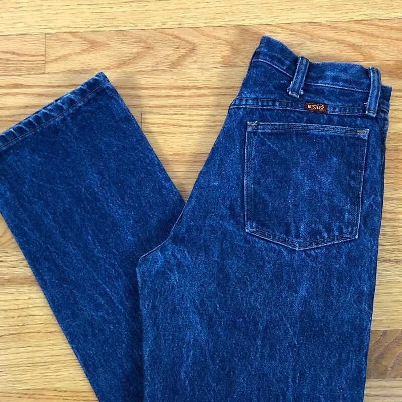 1990s Rustler Black Acid Wash Jeans main image 1