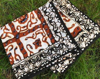 Vintage Batik Napkins Set of 2
