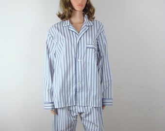 Jotebriyo Men Nightwear Homewear Striped Short Sleeve Sleepwear Pajama Sets 