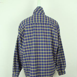 Vintage Flannel Shirt 80s Bandana Collar Plaid Scarf Collar - Etsy